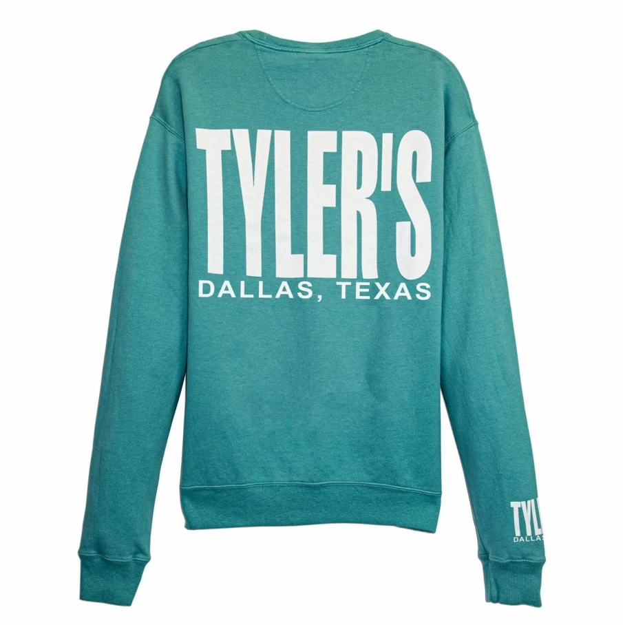 "Comfort Wash Sweatshirt Dallas - Soft Spanish Moss Design for Men and Women"