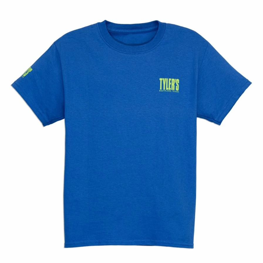 Kids' Tyler's Royal Blue & Lime Green T-Shirt - Southlake Collection