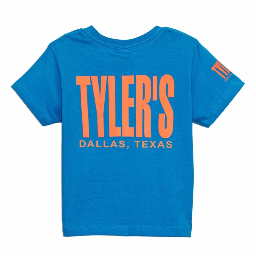 Toddler's Blue and Orange Tyler Tee - Dallas Inspired Casual Top