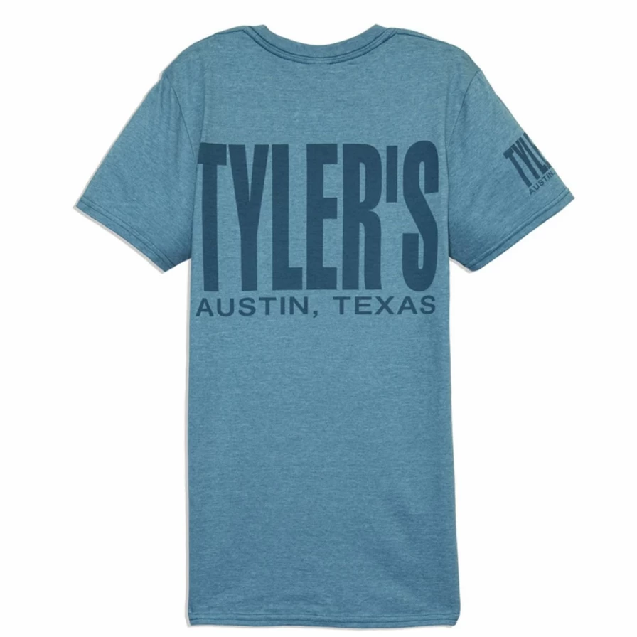 Tyler's Tee Austin Heather Galapagos/Galapagos Color Comfort Cotton T-Shirt