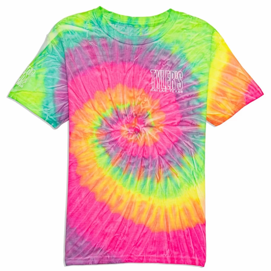 Kids' Mint Green Rainbow & White Graphic Tee - Tyler's Outline Dallas Themed T-Shirt