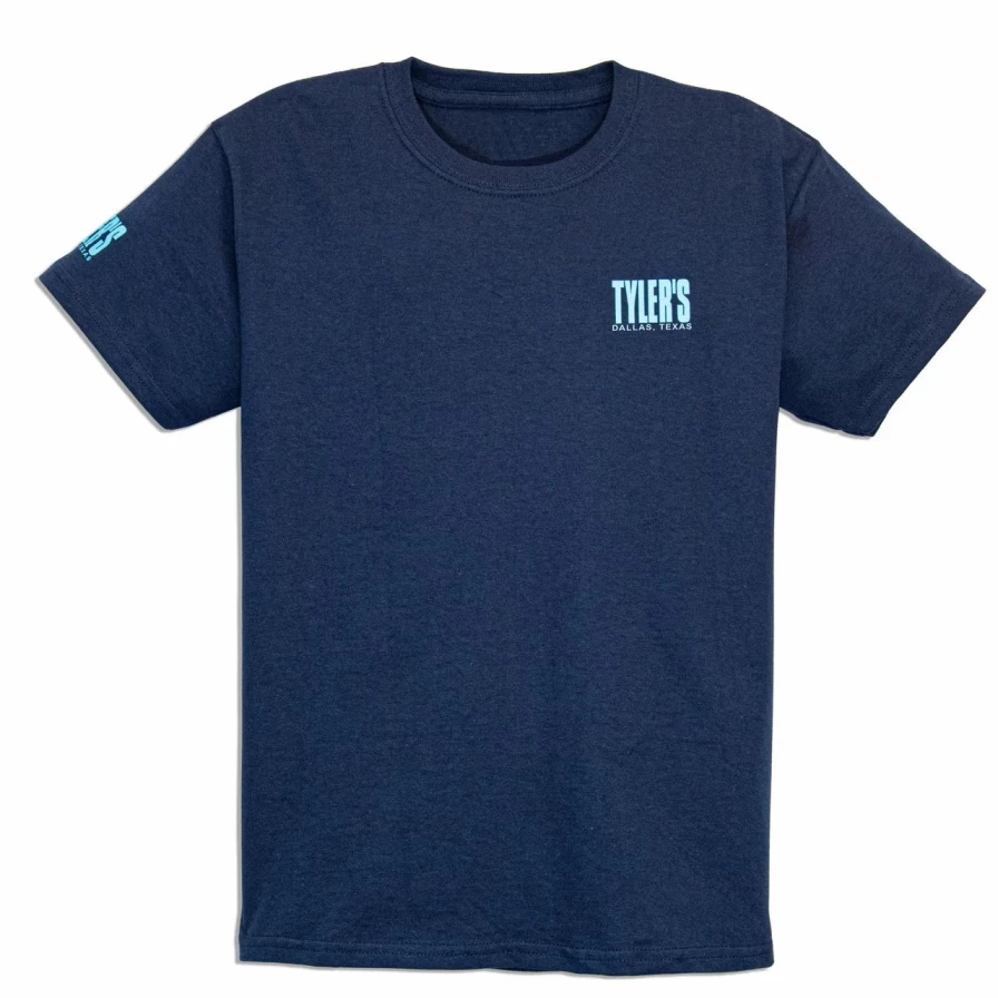"Kids' Navy and Light Blue Tyler's Dallas Graphic T-Shirt"