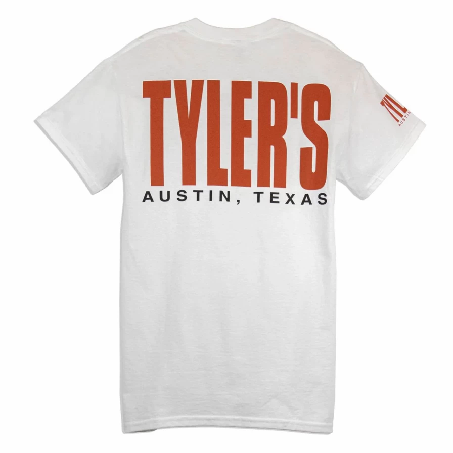 Tyler's Austin Sneakers in White and Burnt Orange – Premium Comfort & Style
