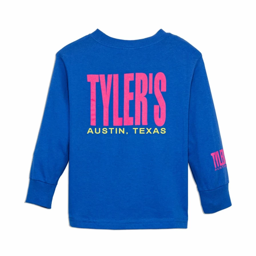 "Royal Pink Long Sleeve Tee for Toddlers - Austin Collection"