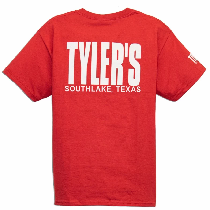 Kids' Red and White Tyler's Graphic Tee - Southlake Collection