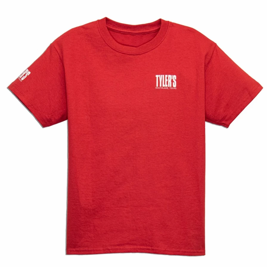 Kids' Red and White Tyler's Graphic Tee - Southlake Collection