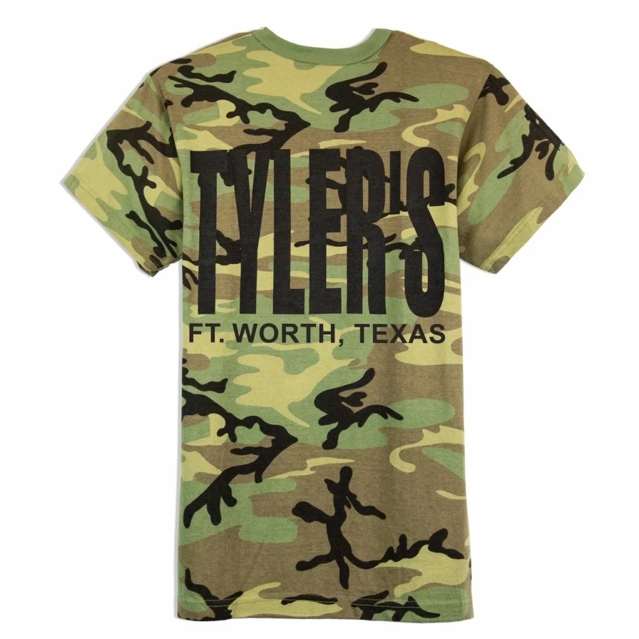 Tyler's Camouflage and Black T-Shirt - Ft. Worth Style Casual Wear