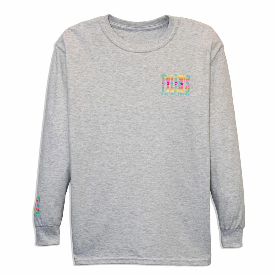 Boys' Long Sleeve Pastel Aztec Print T-Shirt Casual Kids Top