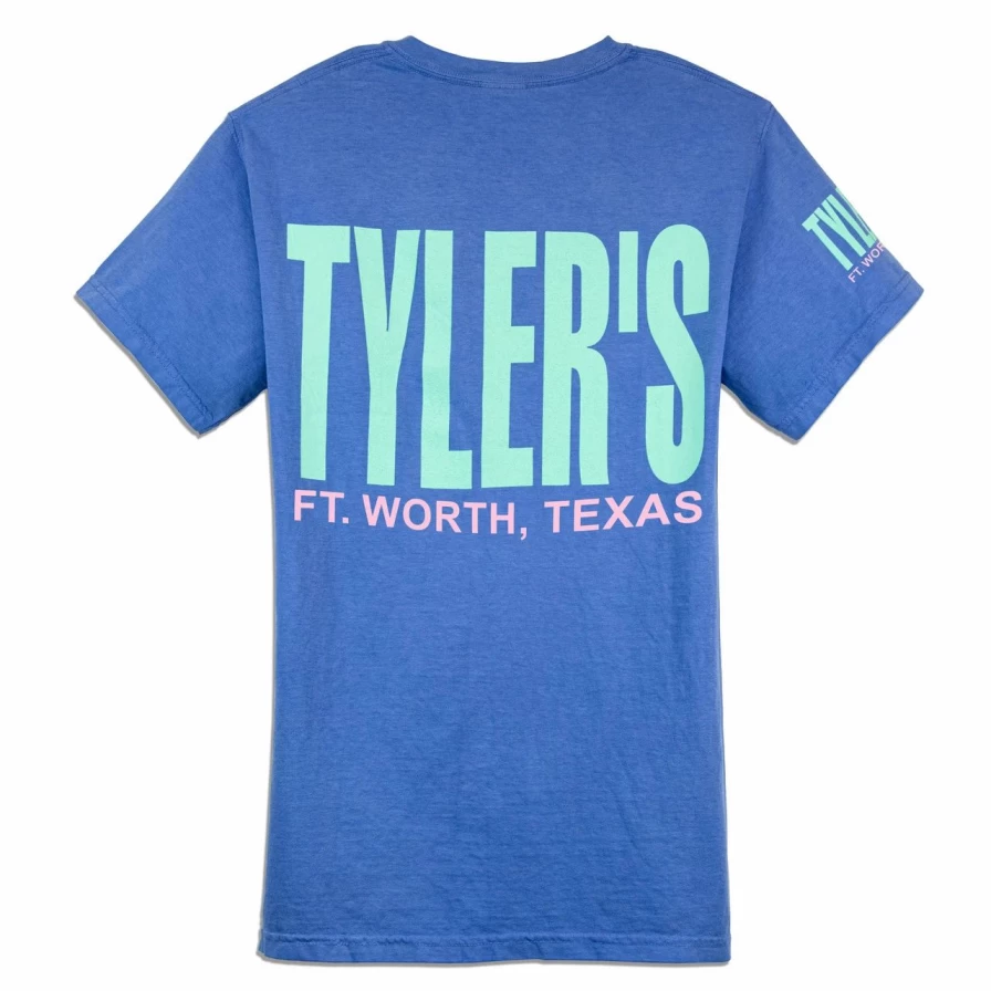 "Comfort Colors Vintage Blue & Bright Mint T-Shirt – Soft Unisex Tee Ft. Worth Style"