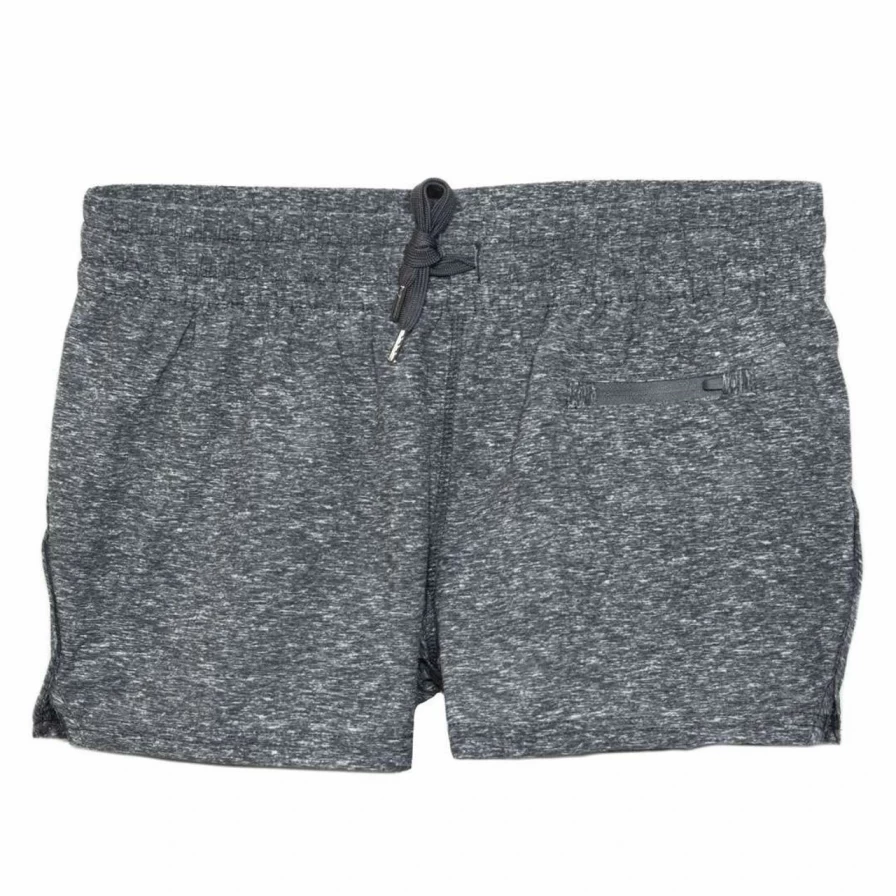 Women's Dark Charcoal Heather City Shorts - Comfortable & Styletic Urban Shorts for Everyday Wear