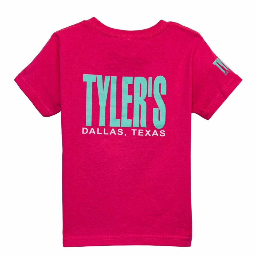 "Toddler's Pink and Mint Green Tyler Tee - Dallas Collection"