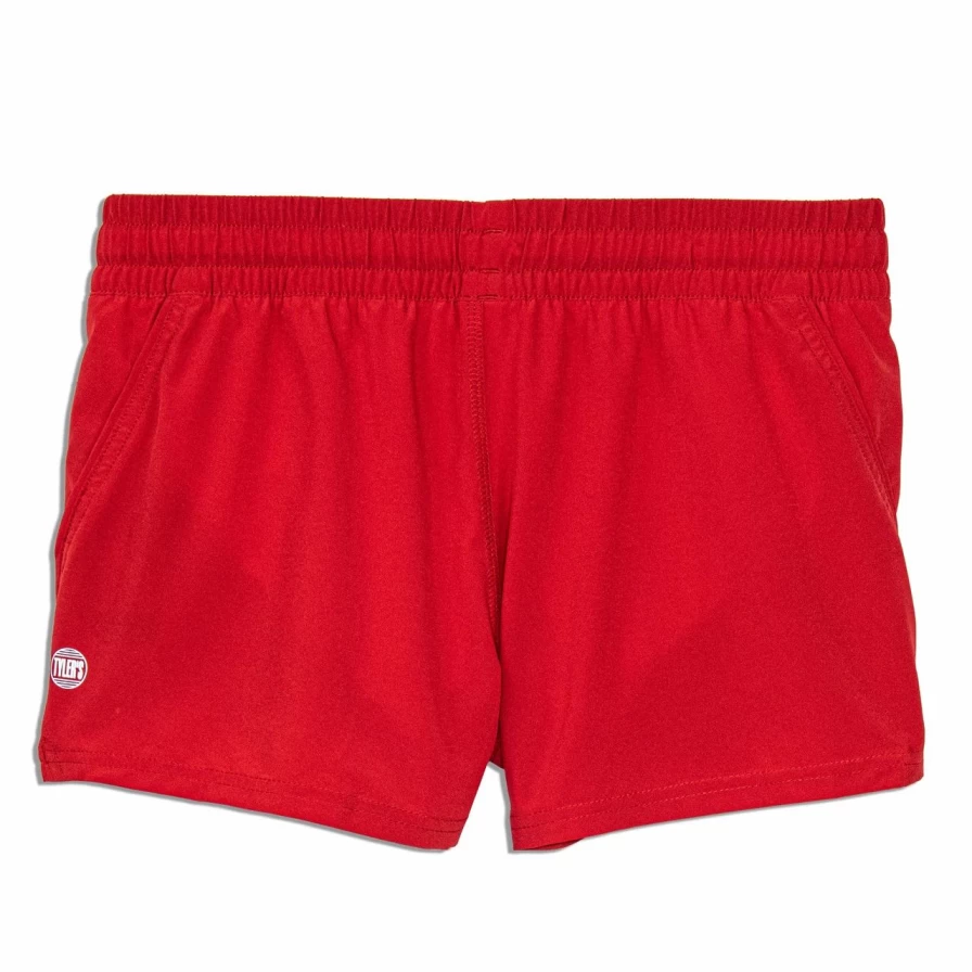 Red Women's Casual City Shorts - Comfortable & Stylish Urban Wear