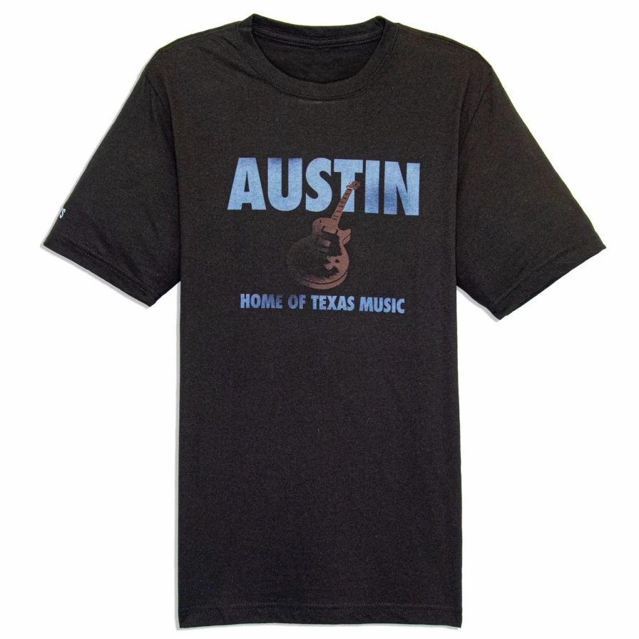 "Black Home Of Texas Music T-Shirt - Vintage Band Tee For Men & Women"