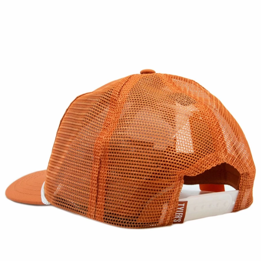 Texas Orange & White Performance Trucker Hat - Adjustable Patch Cap